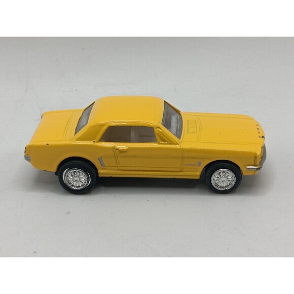 5/$25 1964 1/2 Yellow Ford Mustang Kinsmart 1:72 Pullback Toy Car - Picture 3 of 5
